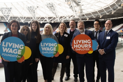 Living Wage Week event at London Stadium West Ham 2025