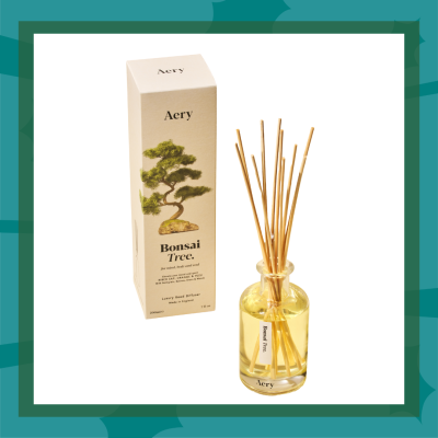 Bonsai Tree Reed Diffuser - Birch Sap Orange and Yuzu