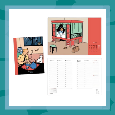 Tintin 2025 desk diary
