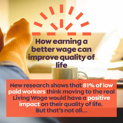 How earning a better wage can improve quality of life