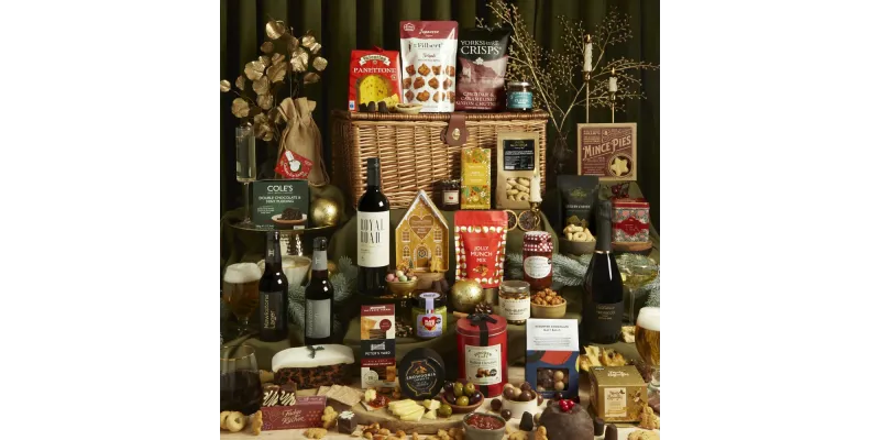 Hampers of christmas treats