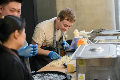 Worker at Borough Market