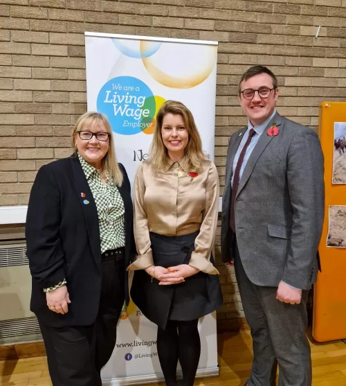 Newcastle Council Leader, Cllr Karen Kilgour, Mayor Kim McGuinness and Sunderland’s Cllr Michael Mordey