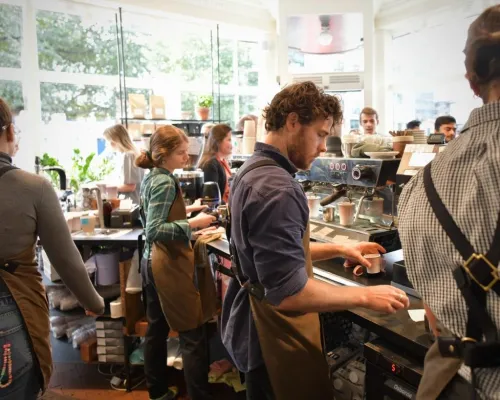 Rosslyn Coffee baristas